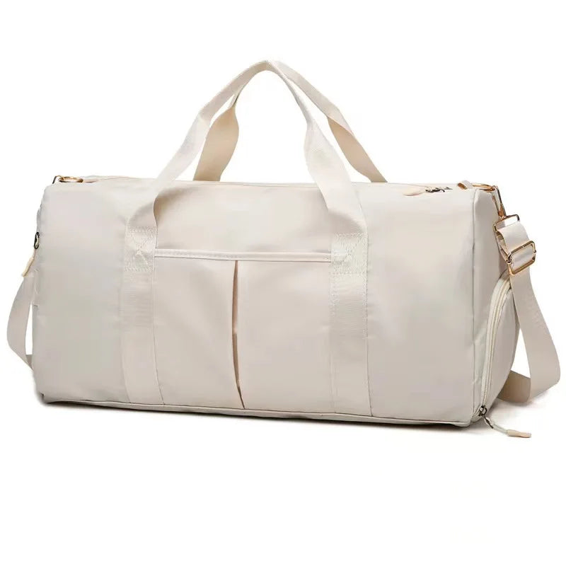 Gym bag Outdoor Waterproof Sports Bags Men Women Training Fitness Travel Handbag Yoga Mat Messenger Bag With shoes Compartment