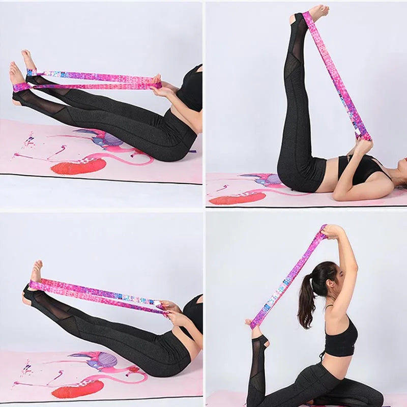 Yoga Mat Strap Stretching Band