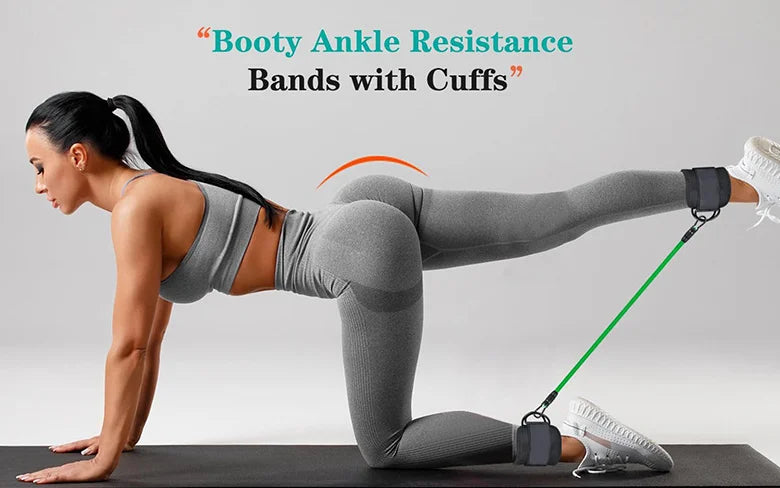 6 Pcs Color Ankle Bands Set with Bag