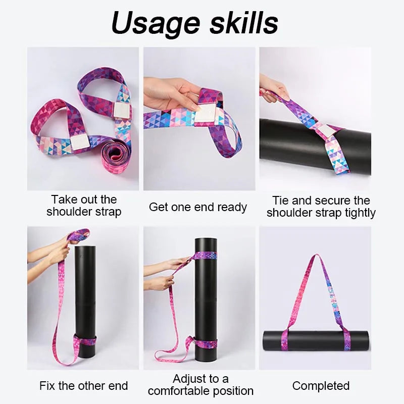 Yoga Mat Strap Stretching Band