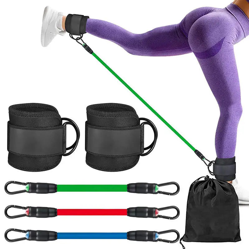 6 Pcs Color Ankle Bands Set with Bag