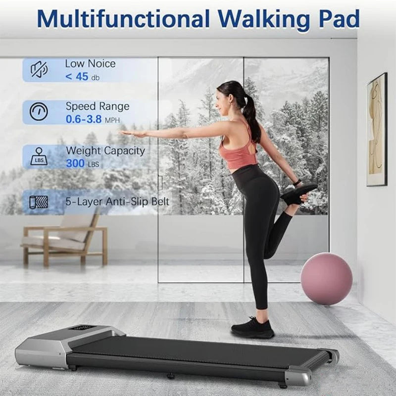 Treadmill for Home 2.5HP, LCD Digital Data Display, 300lb limit